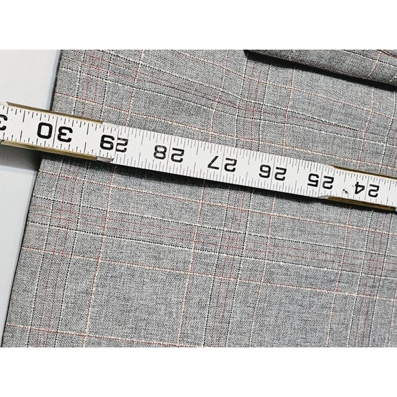 Washington Clothiers Wool Blend Plaid Blazer Size 40 Slim Gray - Picture 8 of 12